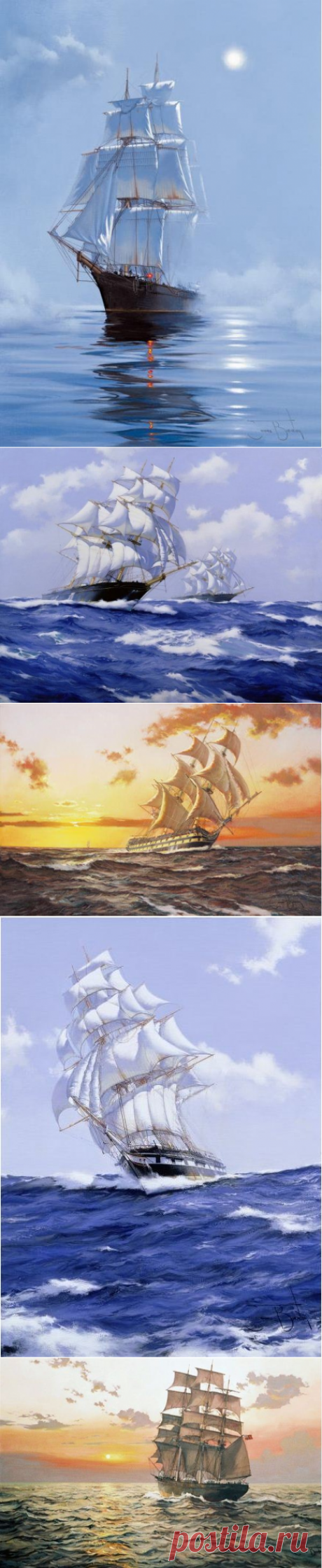 Brereton James. Картины маслом море | Usenkomaxim.ru