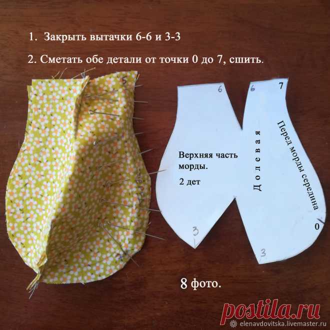 Мастер-класс : Шьем текстильную Коровку | Журнал Ярмарки Мастеров