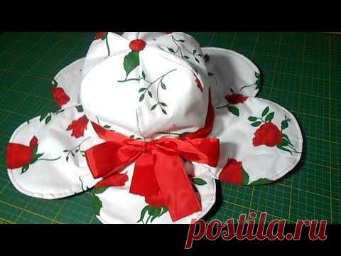 Летняя шляпа своими руками из ткани