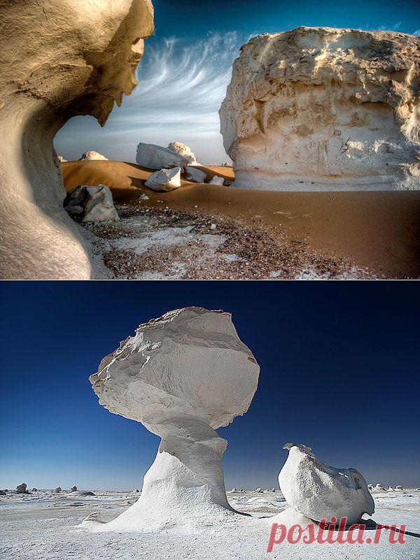Белая пустыня, Египет (White Desert) фото и статья