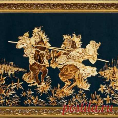 СОЛОМЕННЫЕ КАРТИНЫ