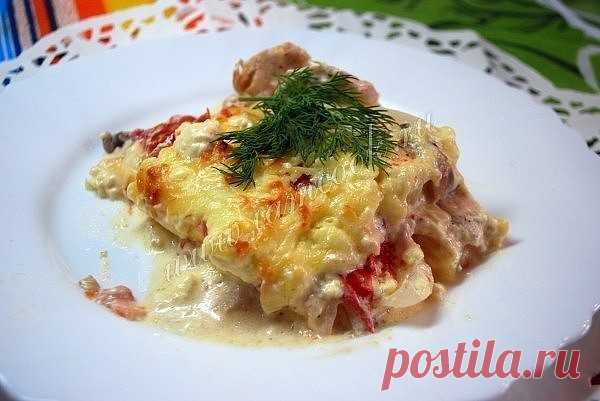 Куриная запеканка по-французски