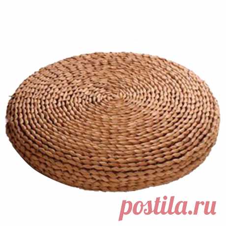Hand Woven Tatami Floor Cushion Corn Maize Husk ,Round Floor Straw Mat for Outdoor Straw Flat Seat Cushion, Handmade Floor Pouf Mat - Walmart.com