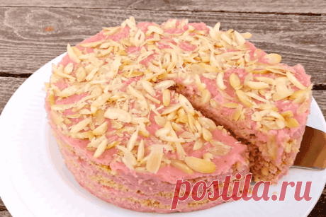Шикарный летний торт без выпечки. Быстро и безумно вкусно.