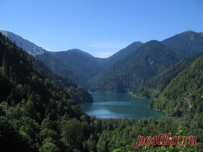 Озеро Рица - сверхпопулярный советский курорт - Путешествуем вместе