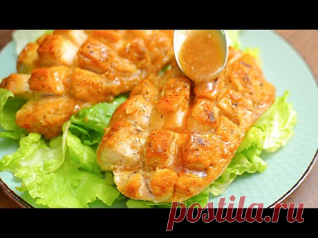 ШЕДЕВР из куриного филе как в ресторане! Куриная грудка в очень вкусном соусе на сковороде
