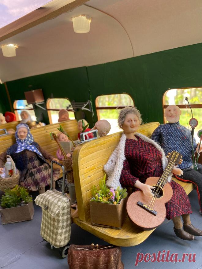 Миниатюрная электричка. | Галина Хрисанова Домики и Дворики | Дзен