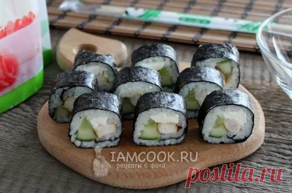 Роллы с курицей