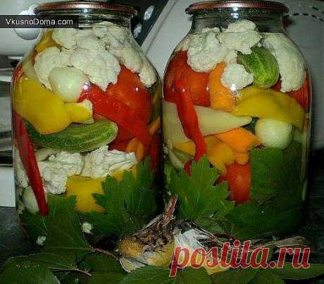 Консервация &quot;Огород&quot; / Домашние рецепты. Готовим дома вкусно!