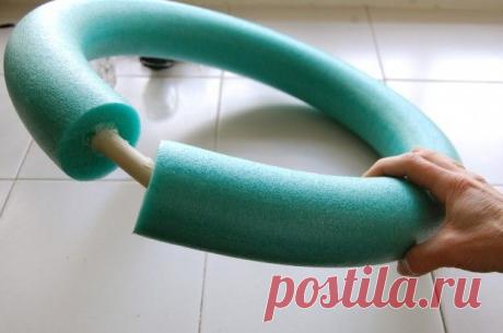 заготовка для венка из поплавков для плавания