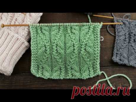 Эксклюзив! 🤩 Узор «Коса до пояса» спицами