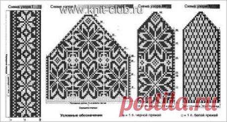 Готовимся к холодам.Жаккард для варежек