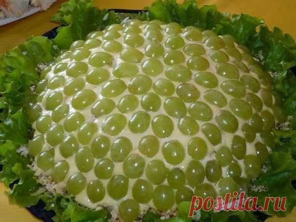 шеф-повар Одноклассники: Салат с курицей и виноградом