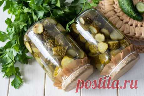 Маринованные нарезанные огурцы по-фински на зиму — Домашняя кулинария