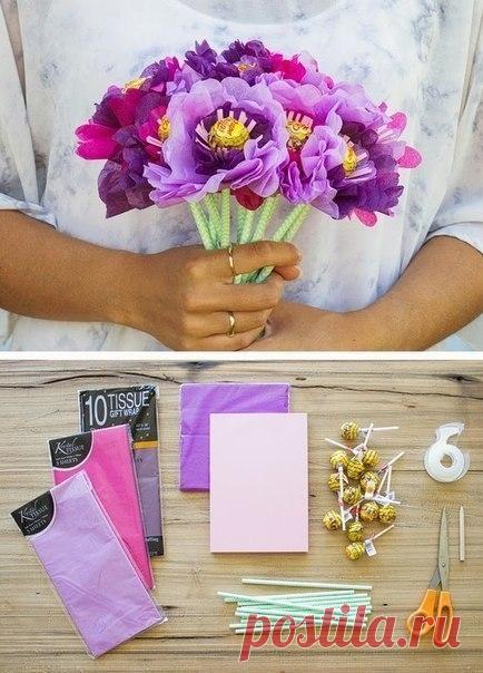 Букет из чупа чупсов