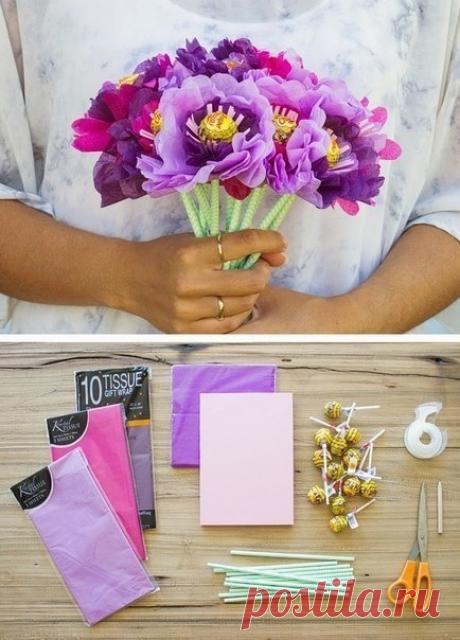 Букет из чупа чупсов