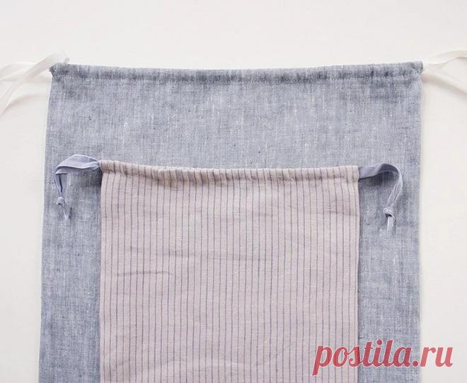 Как сшить мешок: пошаговый мастер-класс — Мастер-классы на BurdaStyle.ru
