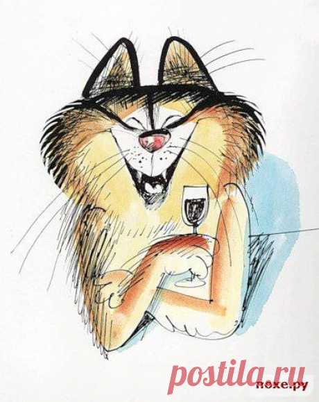 Поиск картинок на тему "коты прикольные нарисованные"