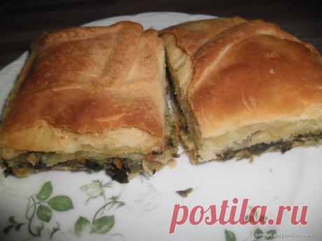 Деревенское тесто Филло и Хортопита (травянной пирог) • Греческая кухня
