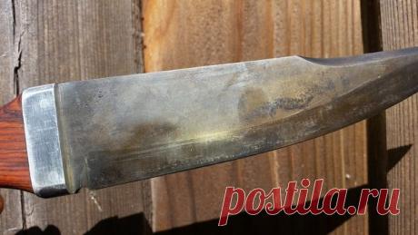 Изготавливаем прочный нож из рессоры (нож Боуи)