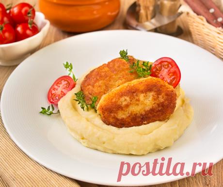 Простые рыбные котлетки