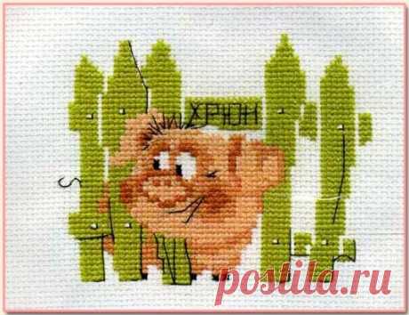 Хрюн арт П-008 Риолис купить в Stitch и Крестик
