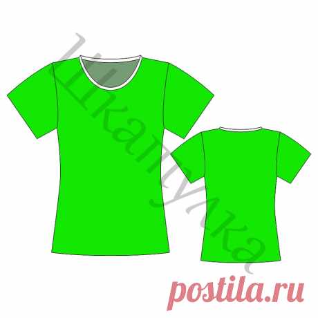 Выкройка детской футболки KT041017 | Шкатулка