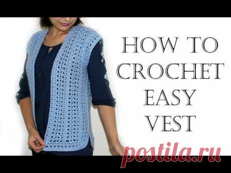 Crochet Easy Vest
