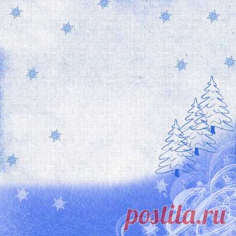 Новогодний фон с елочкой и звездочками