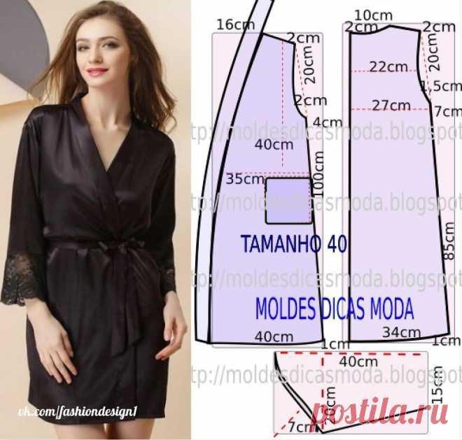 Халат # Выкройка - КСЕНИЯ СЧАСТЛИВАЯ - Google+