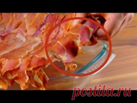 Достаем из холодильника всю ветчину, которая есть. Оригинально!