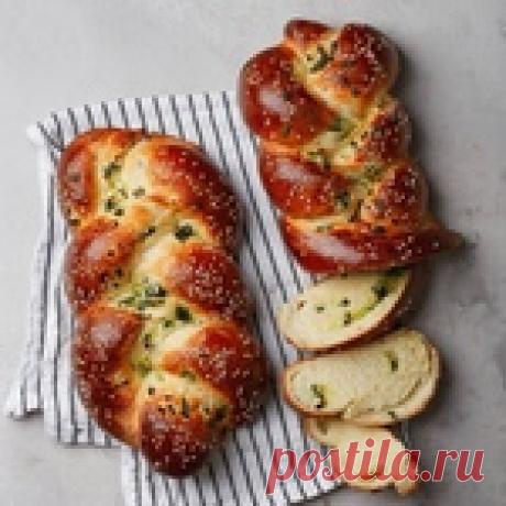 Хала с зелёным луком 🍞🍞🍞