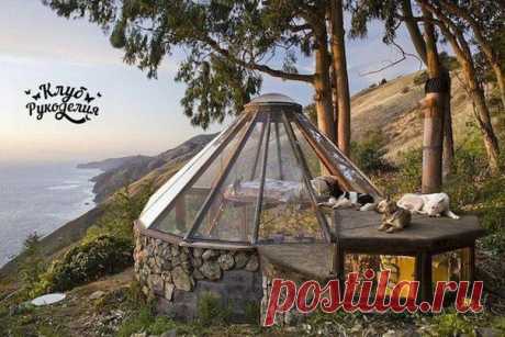 Пожили бы в шалаше с таким видом? 😍 / Рукоделие