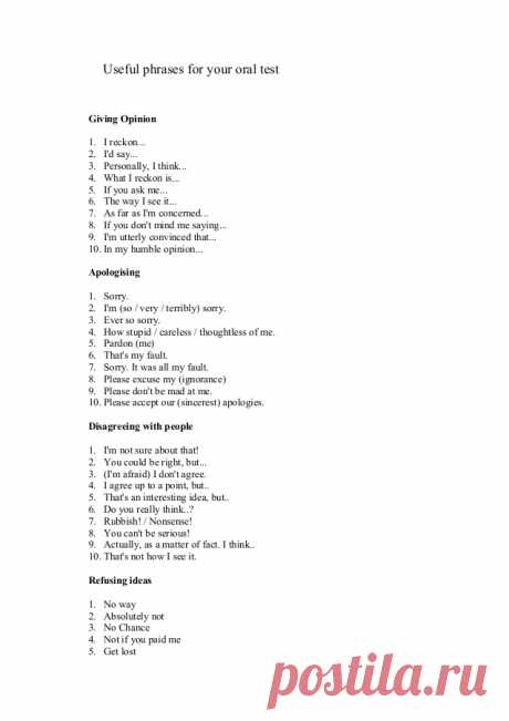 Forum | ________ Learn English | Fluent LandUseful Expressions for Your Speaking Exam | Fluent Land