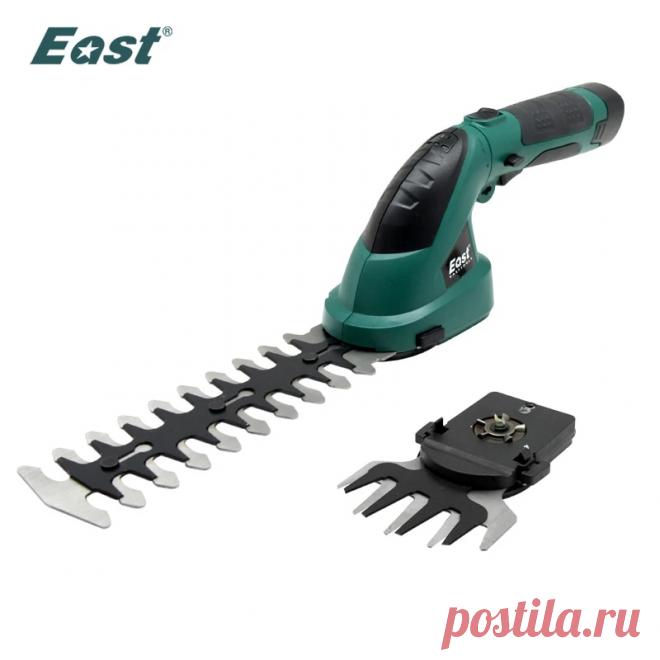 East 7,2 V литий ионный беспроводной триммер для травы Электрический триммер для изгороди 2 в 1 газонокосилка садовые секаторы ET1511C|Триммер для живой изгороди| | АлиЭкспресс