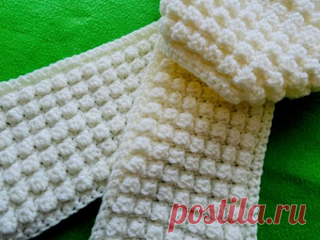 Crochet UNDER 3 Hours This Fast and Easy SCARF !  ONE ROW REPEAT #crochetscarf