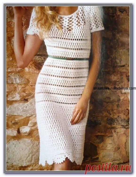 В'язані сукні спицями схеми безкоштовно Проста в'язана сукня