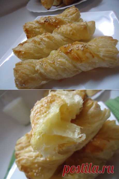 СЛОЙКИ С СЫРОМ.