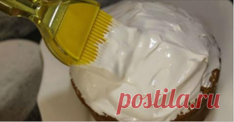 Лучшая глазурь для куличей без яиц: не липнет, не трескается и не крошится