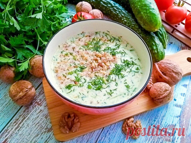 Таратор болгарский холодный суп рецепт с фото пошагово - 1000.menu
