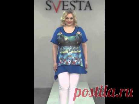 Коллекция женской одежды больших размеров российской компании Svesta. Весна-лето 2014.