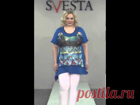 Коллекция женской одежды больших размеров российской компании Svesta. Весна-лето 2014.