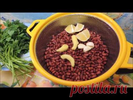 Хумус 🥣 из квашеной отварной фасоли с кунжутом (hummus bean).