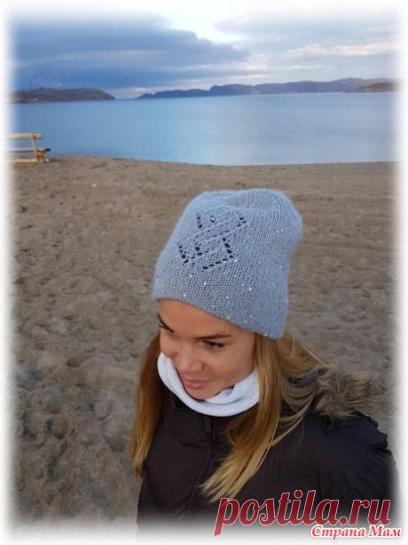 . Двухсторонняя шапка и манишка (спицы) - Вязание - Страна Мам