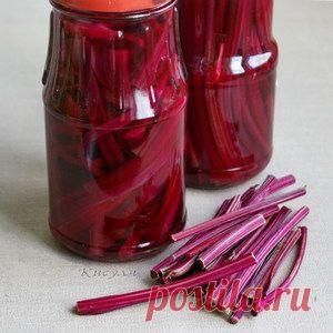 Маринованные свекольные черешки. Рецепт c фото от кыш 31 августа 2015 на koolinar.ru