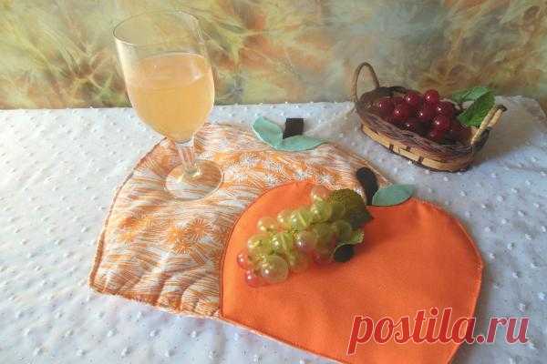 Шьем кухонную салфетку «Яблочко» | CityWomanCafe.com