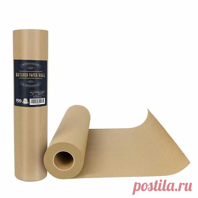 Мясник Kraft Бумага Roll Еда Класс использованием ACK Бумага все природные FDA утвержденных идеально подходит для барбекю сало Пособия по кулинарии Бумага носить трубки купить на AliExpress