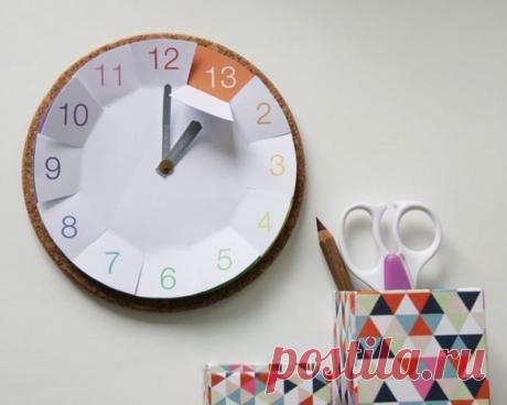 Изучаем время — Поделки с детьми