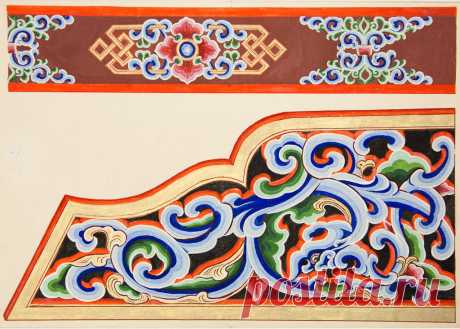 этнические орнаменты » Традиционный монгольский орнамент