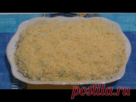 Салат с грибами
